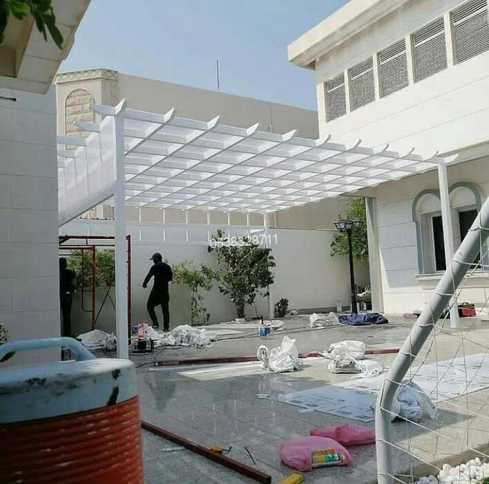 برجولات خشبية مودرن للبلكونات والحدائق بأسعار تنافسية بالاحساء