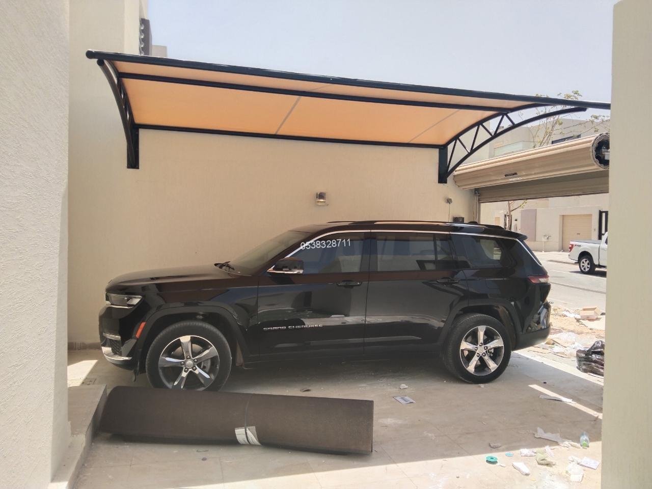 تركيب مظلات سيارات بالاحساء مقاومة للعوامل الجوية